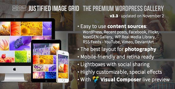 JUSTIFIED IMAGE GRID – PREMIUM WORDPRESS GALLERY